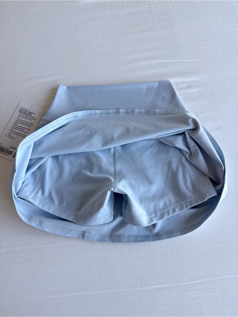 lululemon Align™ High-Rise Skirt Starch Blue Size 4 NWOT - Picture 8 of 13